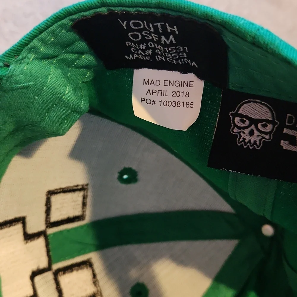 Minecraft Hat Children's EUC Licensed
